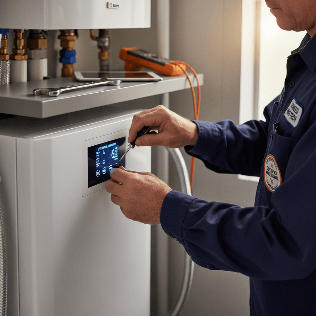 Boiler pressure and control adjustment
